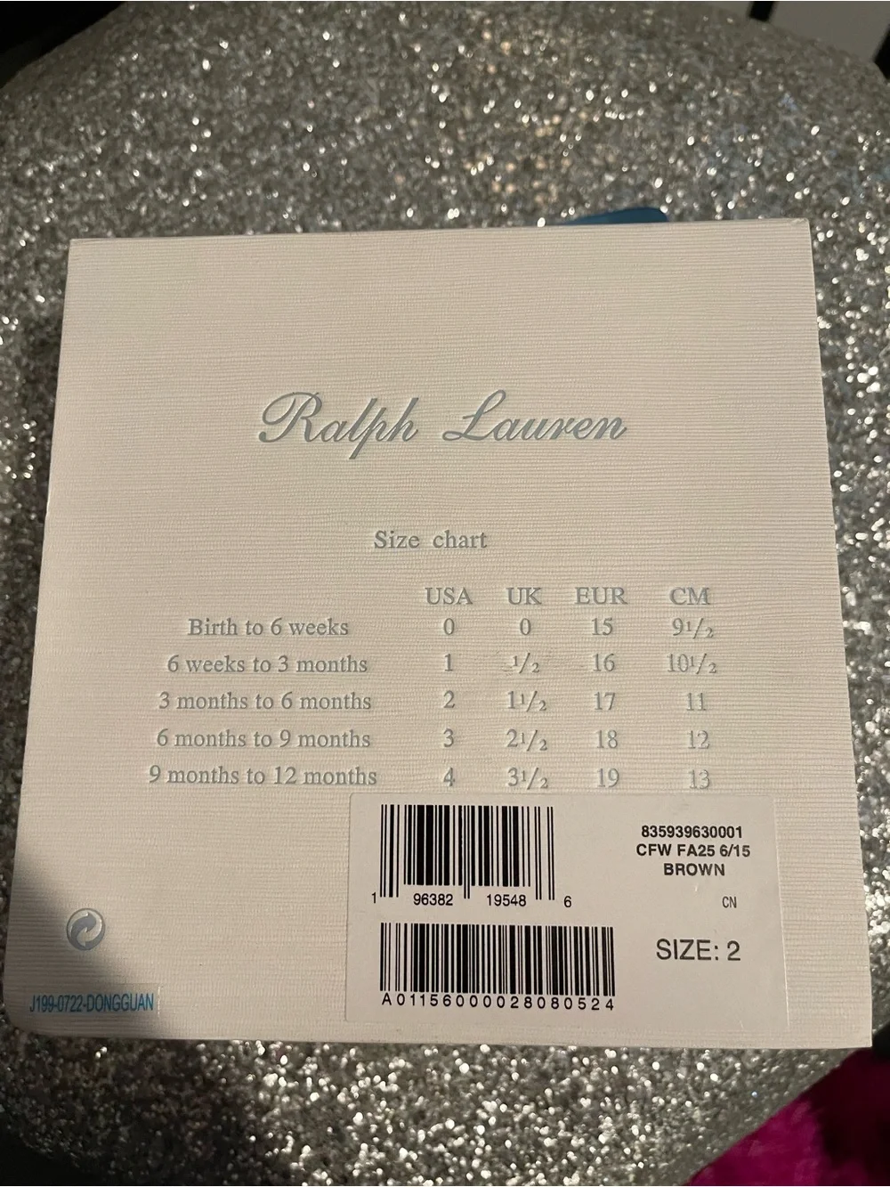 Ralph Lauren baby shoes NEW
